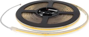 Striscia LED COB 8W/m 24VDC IP67 5m Professional Colore Bianco Freddo 5.700K