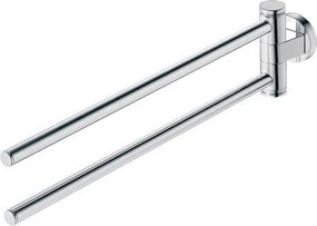 Portasciugamani 48 cm a due bracci snodato a muro Cromato D-code 0099221000 Duravit