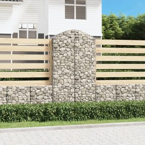 Cesto Gabbione Ad Arco 100x50x180/200 Cm Ferro Zincato /