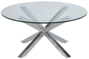 Tavolino rotondo in argento ø 82 cm Heaven - Actona