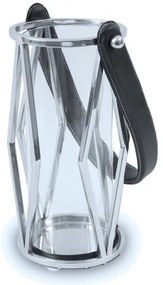 Lanterna FRAGIL 26 cm cromo/nero