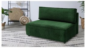 Modulo divano in velluto a coste verde, parte centrale Nihad modular - Bobochic Paris