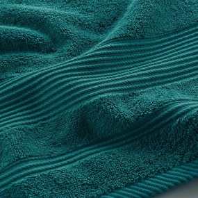 Asciugamano in spugna di cotone verde scuro 90x150 cm Tendresse - douceur d'intérieur
