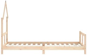 Giroletto per bambini 80x200 cm in legno massello di pino