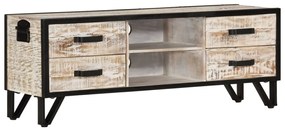 Mobile porta tv 110x30x41 cm in legno massello di acacia