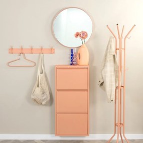 Attaccapanni da parete color salmone in metallo 70 cm Fusion – Spinder Design