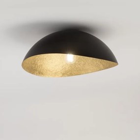 Lampadario SOLARIS 1xE27/60W/230V nero/oro, montaggio a soffitto