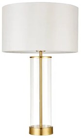 Endon 68802 - Lampada da tavolo dimmerabile con comando touch LESSINA 1xE27/10W/230V Oro/Bianco