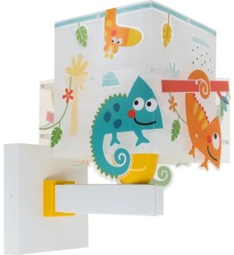 Dalber 63319 - Applique per bambini HAPPY JUNGLE 1xE27/15W/230V