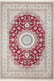 Nain Tappeto persiano 250x360 Rosso (Iran) Annodato A Mano
