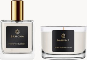 Set profumo per ambienti e candela profumata Portofino Blossom, 2 pz (Fiore d'arancio, Narciso, Bergamotto, Foglia verde)