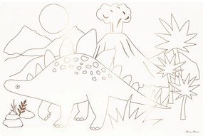 Tovagliette di carta in set da 8 pezzi 28x42,5 cm Dinosaurs - Meri Meri