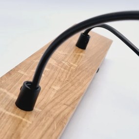 Brilagi - Lampadario a sospensione con filo WOODY BASKET 2xE27/60W/230V quercia