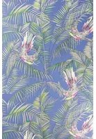 Matthew Williamson Carta da parati Sunbird - blue/ fuchsia/ gilver
