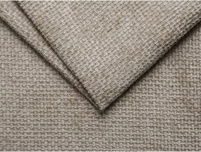 Divano angolare beige (con penisola a sinistra/con chaise lounge) con rivestimento in ciniglia Lupine – Micadoni