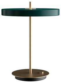 Lampada da tavolo dimmerabile a LED verde scuro con paralume in metallo (altezza 41,5 cm) Asteria Table - UMAGE