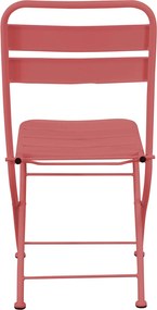 ROMANUS - sedia da giardino pieghevole salvaspazio in ferro