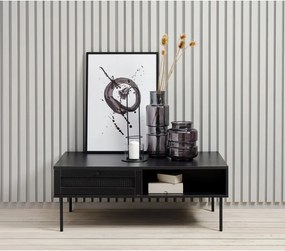 Tavolino nero 60x110 cm Pensacola - Unique Furniture