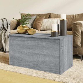 Cassapanca grigio sonoma 84x42x46 cm in legno ingegnerizzato