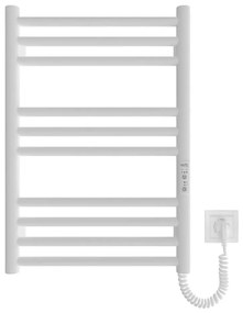 Scaldasalviette a scala HF GREENWICH 100W/230V 57x43 cm bianco arrotondato