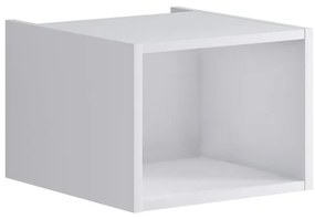 Pensile bagno Brera laccato opaco bianco P 45.3 x L 39.9 x H 30 cm