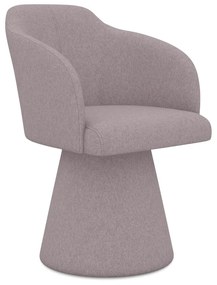 Sedia da pranzo lavanda in imbottito Kanoa – Makamii