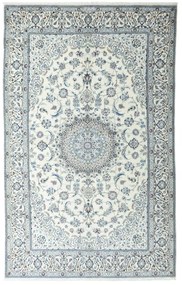 Nain Tappeto 310x190 Beige (Iran) Annodato A Mano