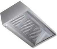 Cappa 240x110x45 acciaio inox Parete neutra cucina ristorante RS7284