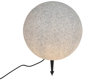 Lampada da esterno moderna grigia 45 cm IP65 - Nura