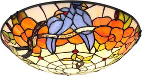 Brilagi - Plafoniera Tiffany in vetro colorato JUNGLE 2xE27/60W/230V Ø 40 cm