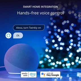 Twinkly TWTT030SPP-GUSB - Stella di Natale dimmerabile RGB a LED 76xLED USB Wi-Fi