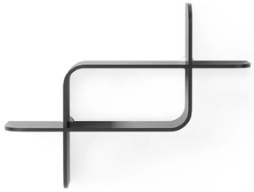 Scaffale a castello in legno di gomma nero 62 cm Montage - Umbra