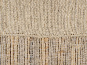 Cuscino iuta beige 30 x 70 cm LUINA Beliani