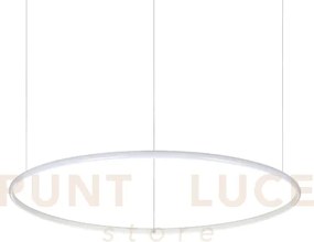 Hulahoop sospensione led led 3000k 39w  3600 lm bianco 81,5cm