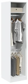 Armadio Bianco 50x50x200 Cm İn Legno Multistrato /