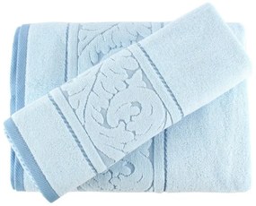 Set di asciugamani e teli da bagno blu Sultan - Foutastic