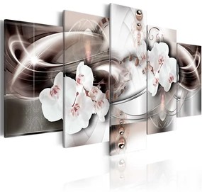 Quadro L'odore di Orchidee  Colore Beige, Dimensioni e Misure 200x100