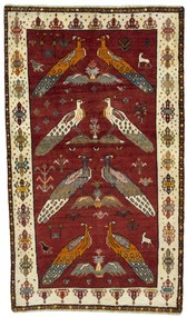 Gabbeh Tappeto persiano 220x130 Rosso (Iran) Annodato A Mano