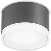 Lampada da soffitto Urano, antracite, D120xH75mm