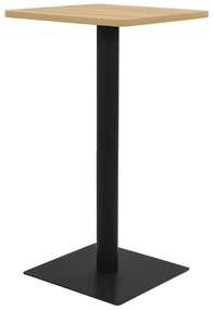 Tavolo da Bistrot in Legno con Struttura Altezza 107 cm Design Classico e Funzionale, 50 x 50 x 107 cm / Marrone