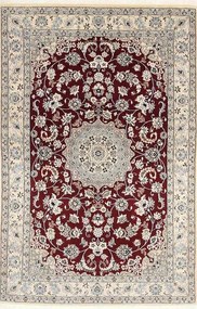 Nain Tappeto persiano 200 x 130 Rosso (Iran) Annodato A Mano