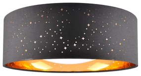 Plafoniera LED TULUZA LED/18W/230V diametro 32 cm nero