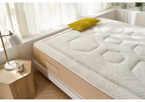 Materasso termoregolante reversibile a molle dure/medie 180x200 cm Hexaflex Bagged Springs Gel - Moonia