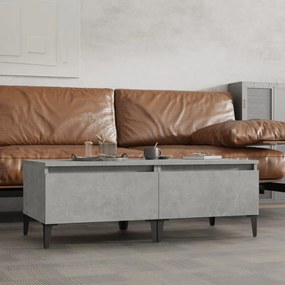 Tavolini 2pz Grigio Cemento 50x46x35 Cm İn Legno Multistrato /