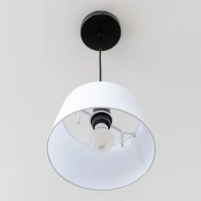Brilagi - Lampadario LED a sospensione con cavo CERIA 1xE27/40W/230V Ø 25 cm bianco