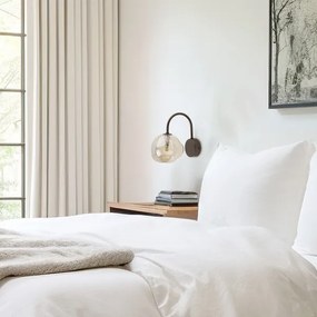 Applique LAVA 1xG9/8W/230V bronzo/fumé beige