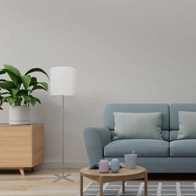 Rabalux 74012 - Lampada da terra IZANDER 1xE27/40W/230V bianco/argento