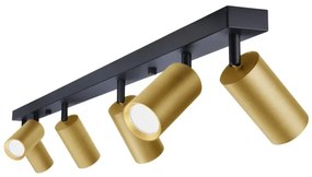 Brilagi - Faretto LED dimmerabile SELE GOLDEN 6xGU10/6,5W/230V nero/oro