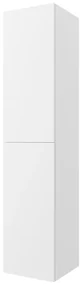 Colonna bagno sospesa bianco opaco 2 ante reversibili serie Melody