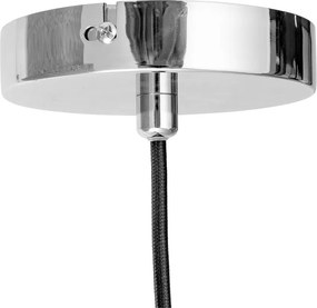 Lampadario grigio con paralume in vetro ø 22 cm Adar – Bloomingville